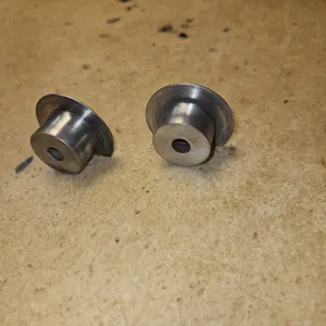 2 each Grumman Nose Axle Cap Plugs  from 1969 thru 2005 1" OD. Lot Of 2ea /In D1